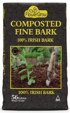 Composted Fine Bark 56 Litres Garden Mulch Soil Conditioner Peat Free 0.29 per litre