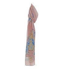 Image of Beatrix Potter Peter Rabbit Garden Party Scarf - Pink