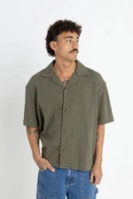 (Sold Out) Rhythm - Vibrations Shirt - Relaxed - Olive - Men's S, Fits like M