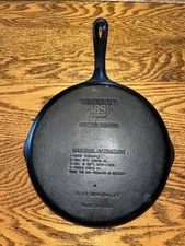 Wagner’s 1891 Original 10 1/2" Cast Iron Skillet Pan Vintage Cookware