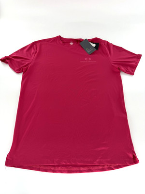 Under Armour Mens Vanish Rush Energy Shirt Size L Shaded Fuchsia 1383973-681 NEW