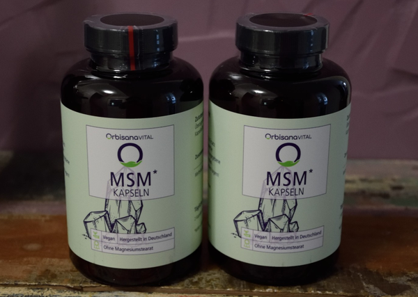 2X MSM Kapseln | 360 Kapseln | Gelenke, Entgiftung, Schmerz, Haare, Haut, NäGel-image