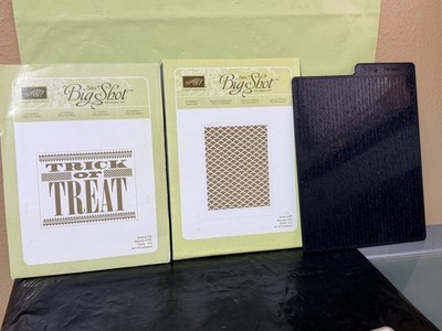 Sizzix Lot Of 3 Die Crafting Scrapbooking,  3 Bigz HALLOWEEN, WEAVE & FANCY FAN