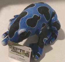 Frog, blue, Poison Dart, Very Nice Plush Stuffed Animal Toy 9" NWT