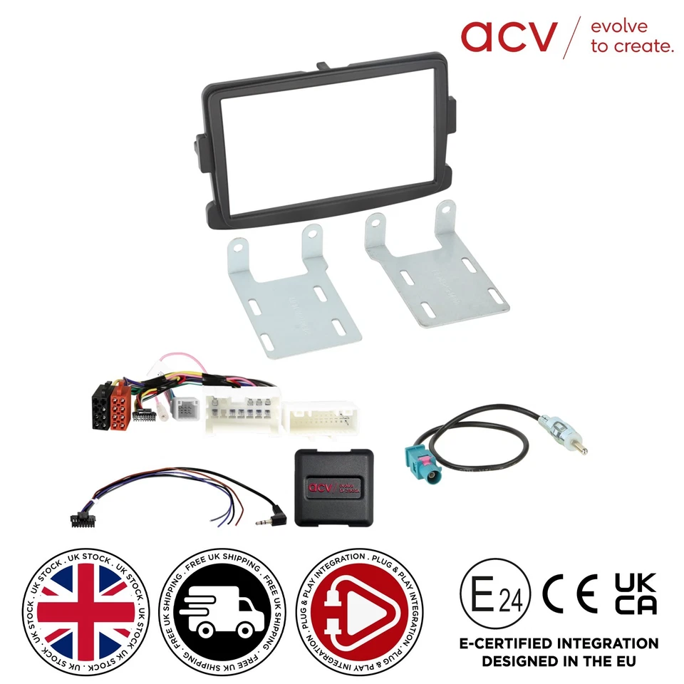 Dacia/Fiat/Nissan/Vauxhall/Renault Stereo Upgrade Kit 621250-14-1 - Image 1 of 1