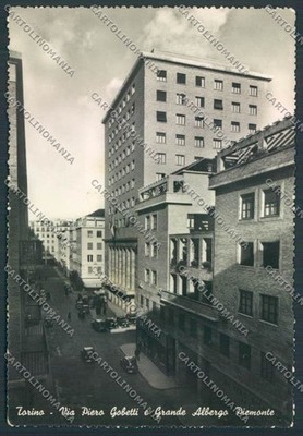 Turin City Via Gabetti Photo FG Postcard ZF0236
