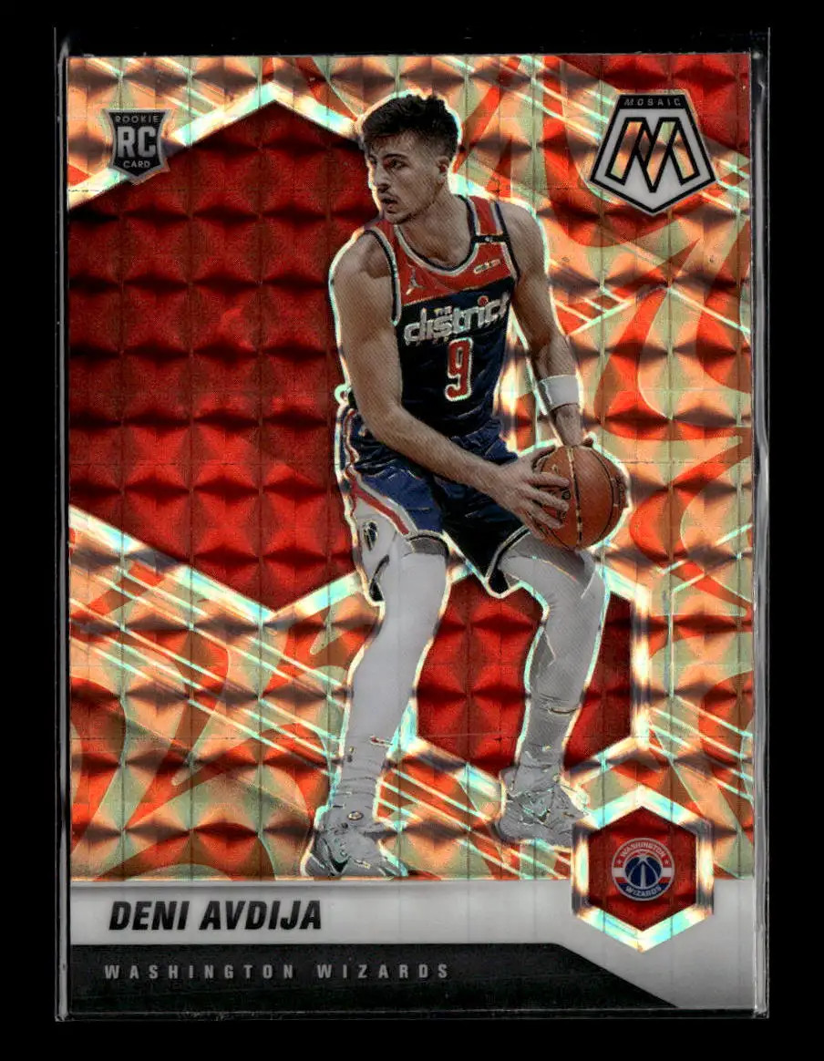 Deni Avdija 2020-21 Panini Mosaic Reactive Orange Prizm #217 RC
