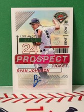 2024 Panini Prospect Edition #110 - Ryan Johnson - Prospect Ticket Holo Auto