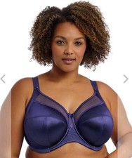 GODDESS KEIRA Size 40 H Blue Ink Full Cup Underwire Bra Style:6090