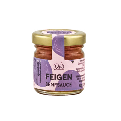 Feigen Senfsauce I Senf I Dip I Käse I Fleisch I Feinkost I 50g I von DeWi