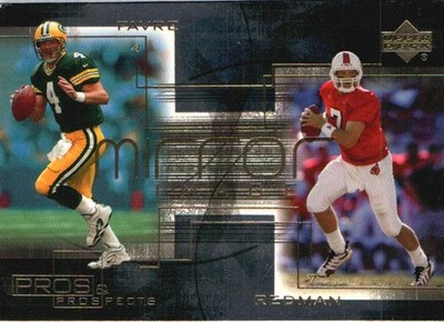 2000 Upper Deck Pros & Prospects #M6 Chris Redman / Brett Favre Mirror Image