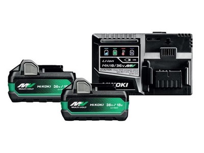 HiKOKI MultiVolt Akku-Startset 2.5Ah/5.0Ah 18V 2 x 18V/36V HIKU18YSL3JH