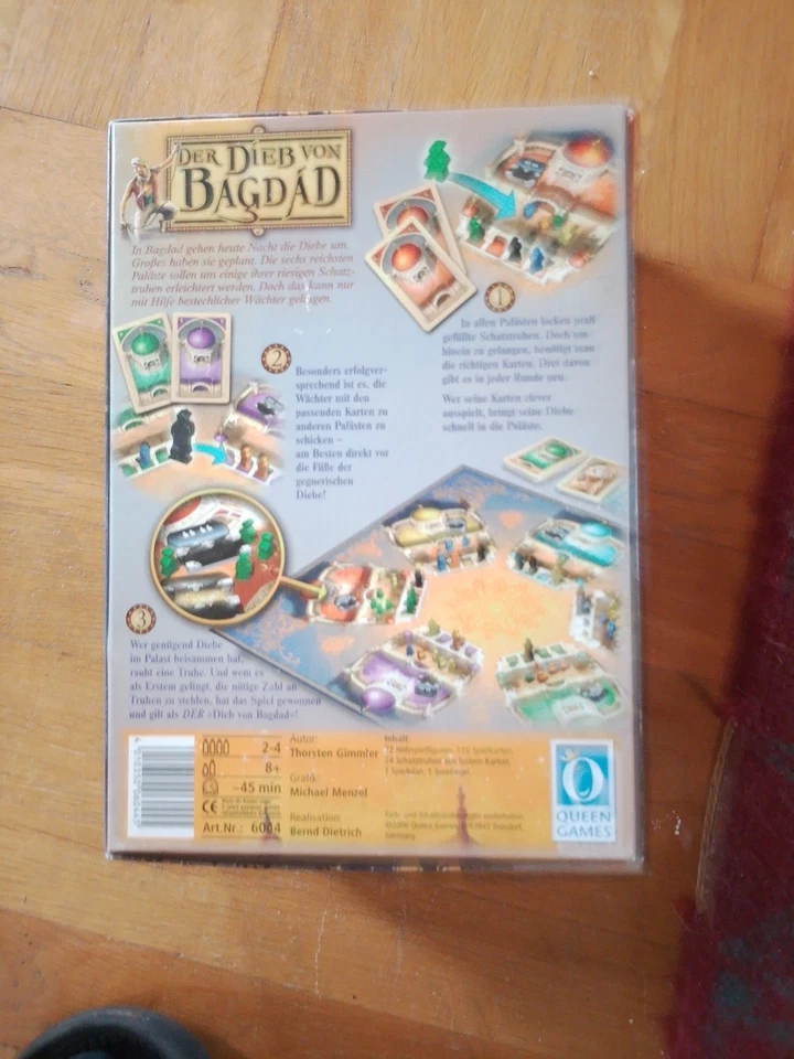 Der Dieb von Bagdad Spiel Brettspiel Familienspiel Queen Games - Bild 2 von 3