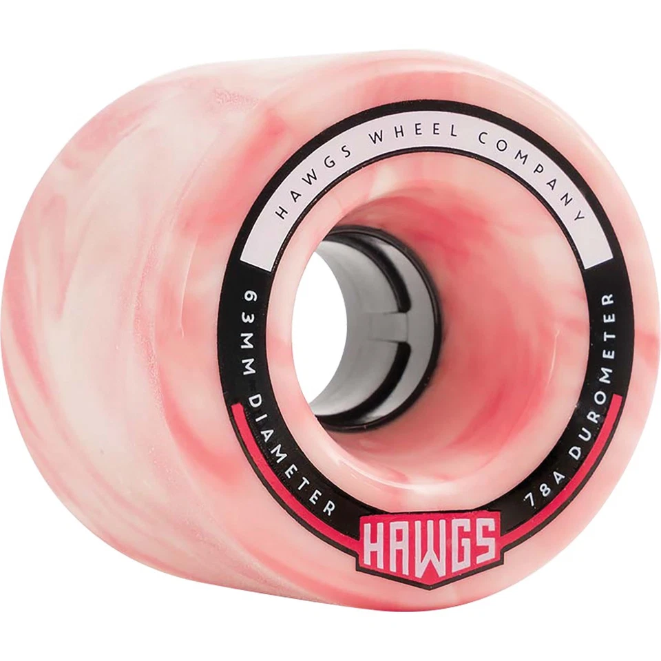 Ruedas Hawgs Fattie ruedas de skate - 63 mm 78a + rodamientos Foto 3 de 4