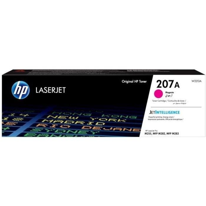 Cartouche laser HP 207A magenta W2213A pour des impressions nettes sans bavure