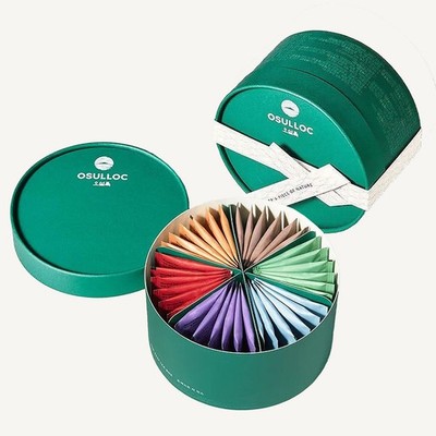 OSULLOC Forest Tea Box 6 Flavors Variety Pack - w/ Premium Ribbon Gift Wrap