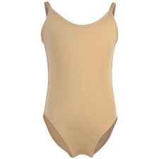 Soudittur Girls Ballet Dance Leotards for Gymnastics Nude Seamless Camisole U...