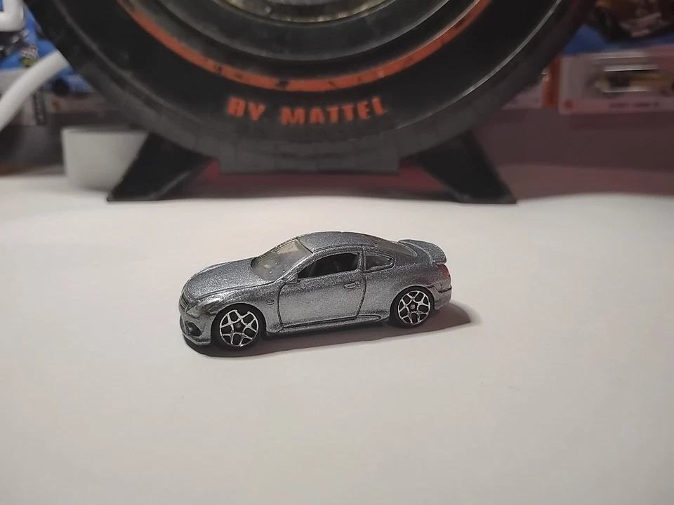 2010 HOT WHEELS '10 NEW MODELS Infiniti G37 Coupe Blue Loose MINT Infinity Error - Image 2 of 4