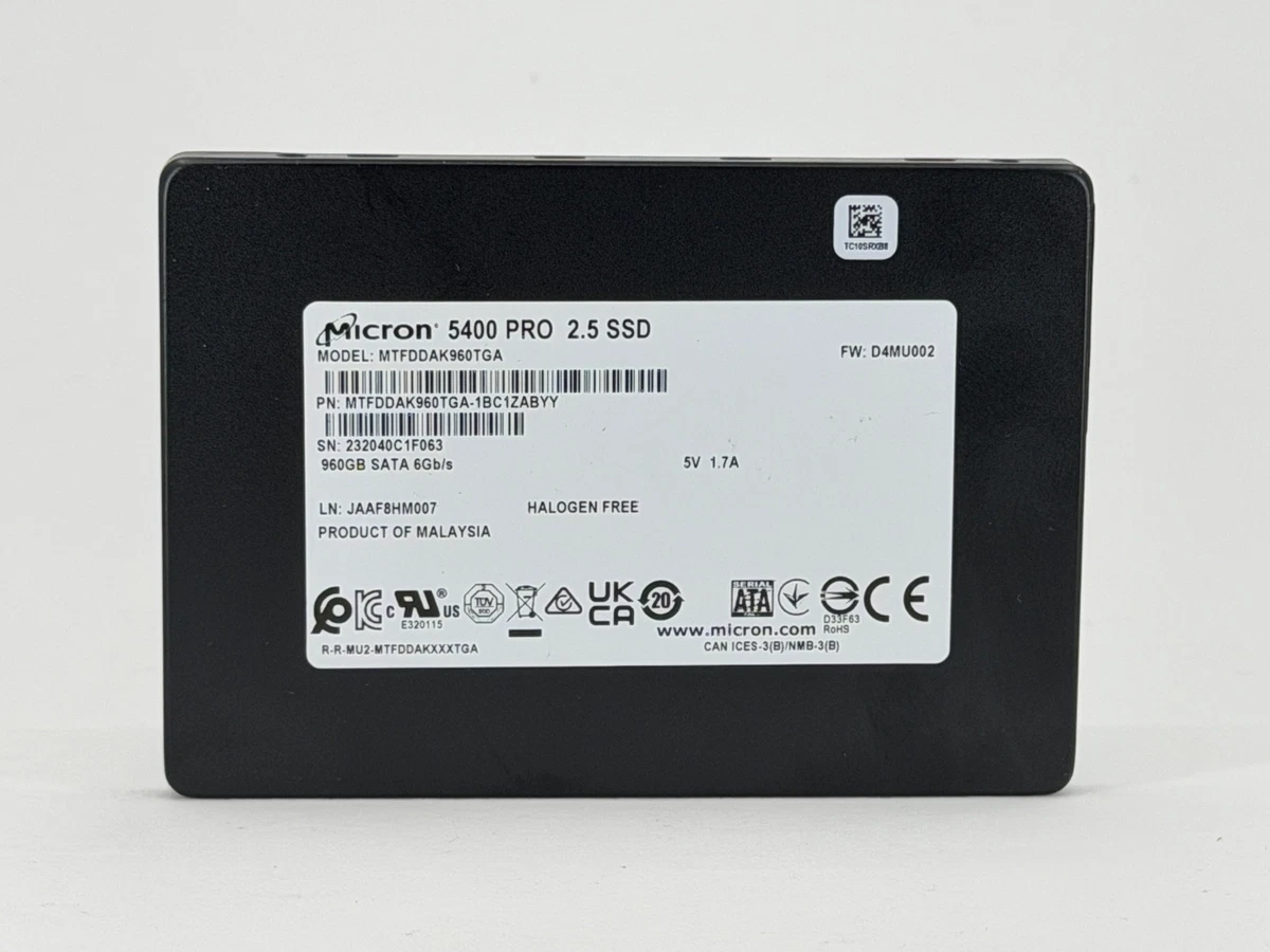25+ Micron 960GB SSD for sale | Updated Oct 2026