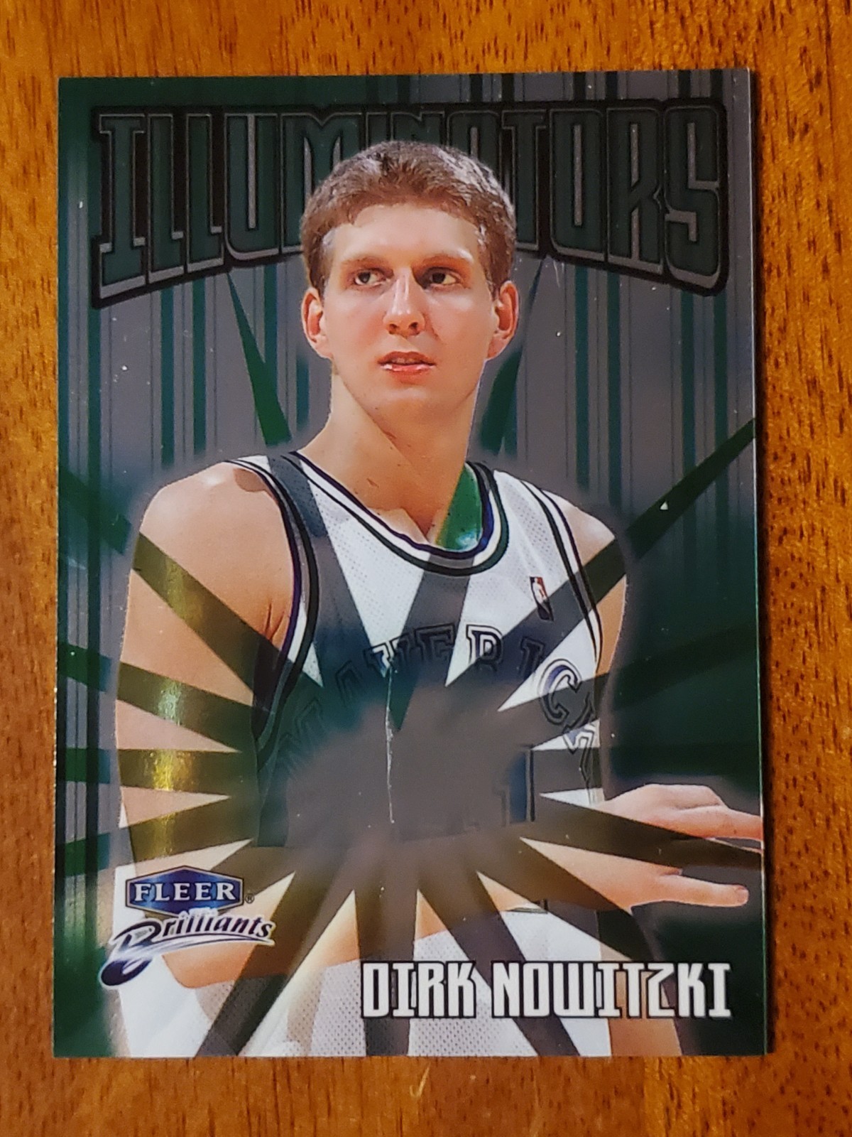 1998-99 FLEER BRILLIANTS DIRK NOWITZKI (ILLUMINATORS ROOKIE) DALLAS MAVERICKS #9