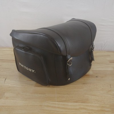 Genuine Victory Motorcycle Travel Bag Tour Pack Luggage OEM w Rain Cover & Strap