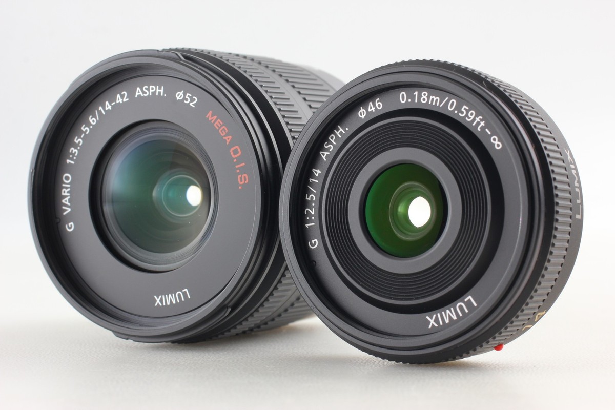 English OK [ w/ Box ] Panasonic LUMIX DMC-GF2 12MP Mirrorless 14
