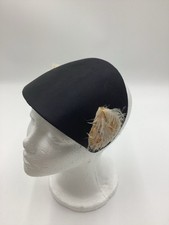 Vintage Style Black Avant Garde Hat-Textured Side Insets