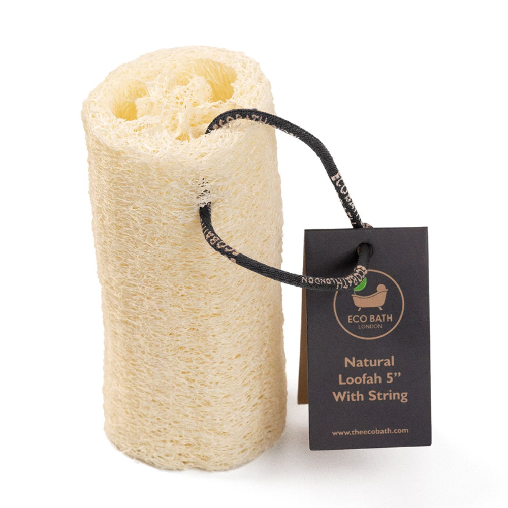 Eco Bath Natural Loofah with String Exfoliating Sponge