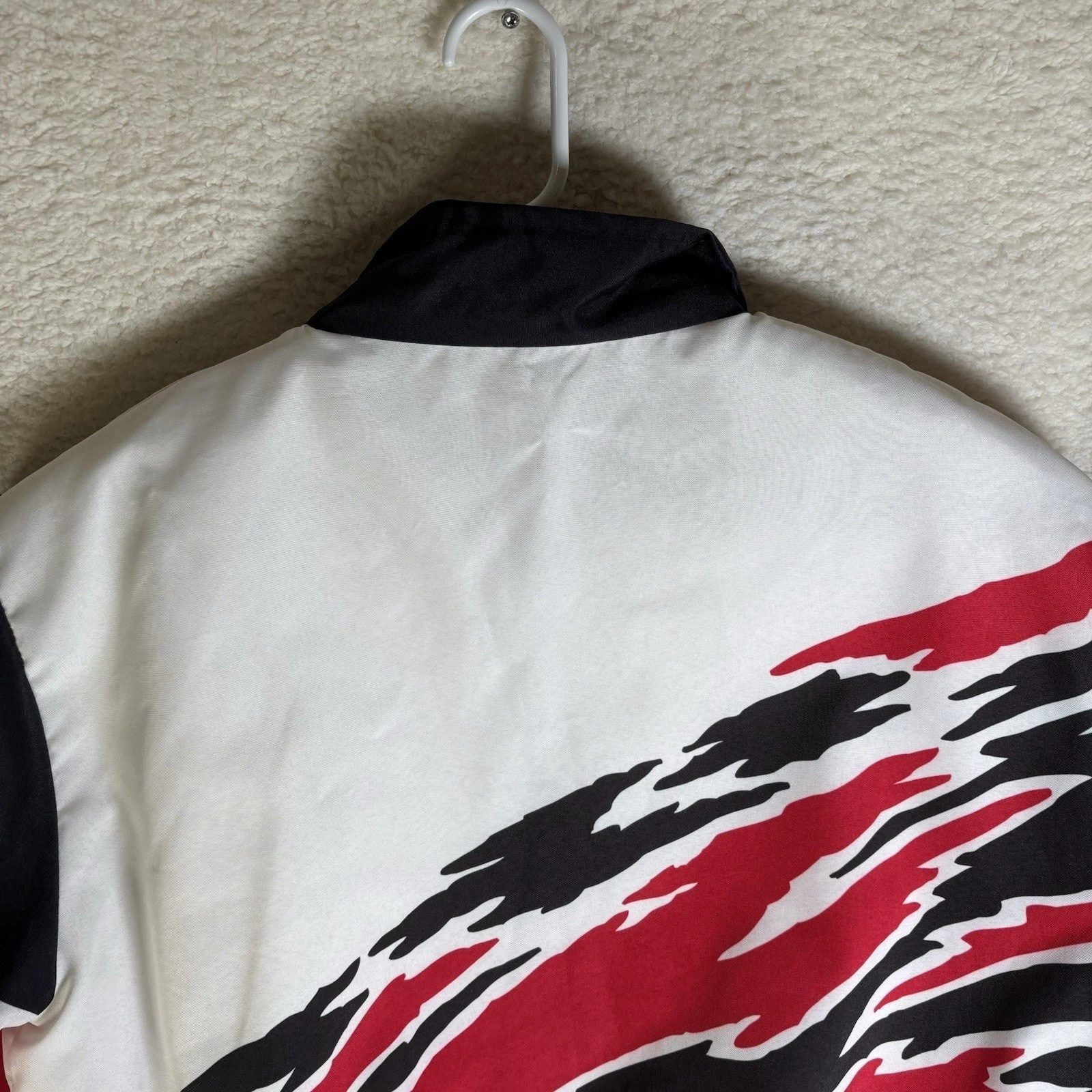Vintage Hartwell Sports Jacket 2XL Sawtooth Splash Splatter Talon Zip 80s image 15