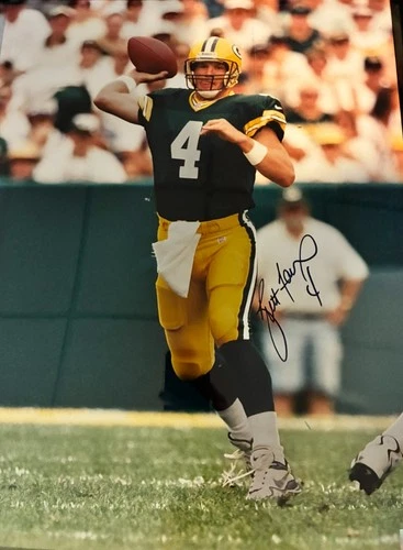 Green Bay Packers Brett Favre Autograph 16x20 Photo Steiner Signed COA