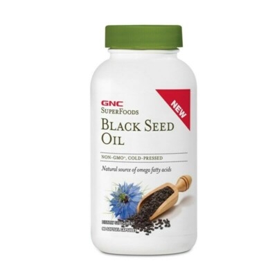 GNC SuperFoods Black Seed Oil 90 Softgel Capsules(EXP:01/2026)