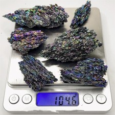 5-7PCS Carborundum Quartz Crystal Mineral Specimen Silicon Carbide Healing Gift