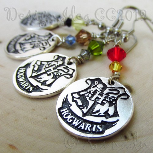Harry Potter Hogwarts Crest Encantos plateados antiguos CC2019 - 2, 5 o 10PCs - Imagen 4 de 6