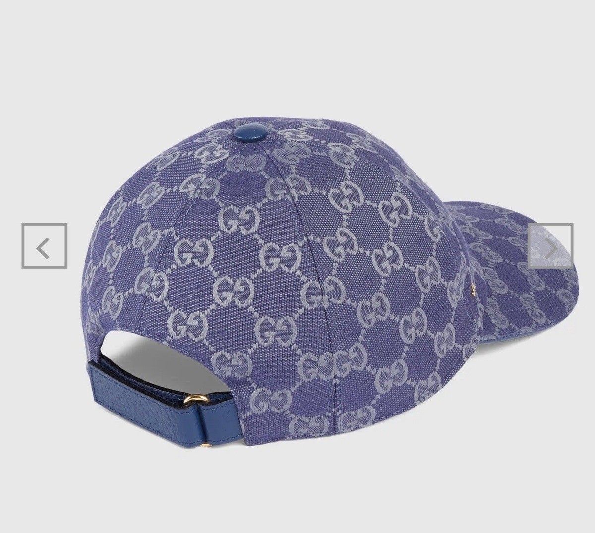 GUCCI GG CANVAS BASEBALL HAT. SIZE SMALL. Item 748475 4HG62 4468