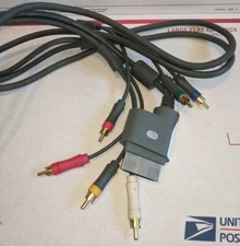 OEM Microsoft Xbox 360 HD TV Component Composite Audio Video AV Cable Cord