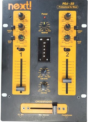 next! PDJ-22 Professional DJ Mixer, Pre-owned, Excellent Condition