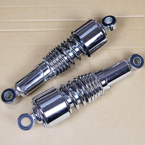 Chrome 10.5" Slammer Shock Absorber for 1991-2017 Harley Sportster 883 1200 Dyna - Picture 9 of 12