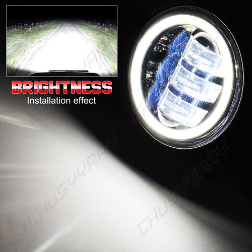 For 2008-2009 Dodge Caliber SRT-4 Model Front Bumper Clear Fog Lights Lamp Set - Picture 9 of 12