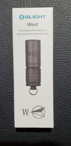 Olight i1R 2 Pro Cardinal Directions West NEW Keychain Flashlight