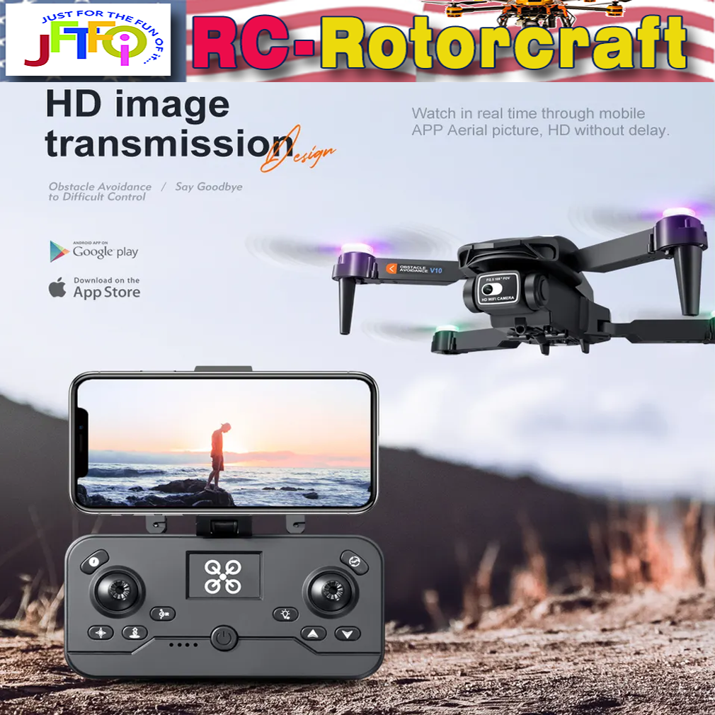 4K HD Drone OLV10 with Dual Camera & Smart Obstacle Avoidance-image