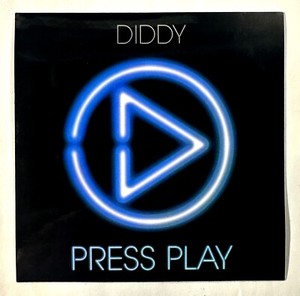 Sean Combs, Puff Daddy, P. Diddy - Press Play - Mint Promotional Sticker - RARE!
