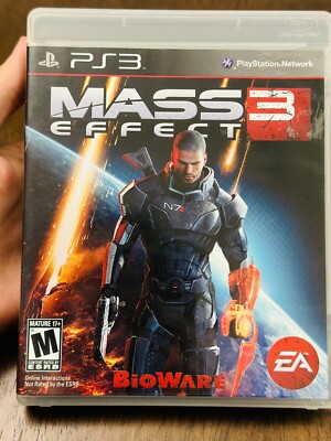 Mass Effect 3 PS3 PlayStation 3 - Complete CIB Manual and Insert
