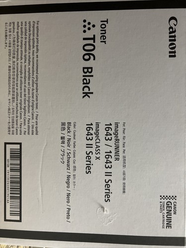 Canon T06 Toner Cartridge - CNMT06 Replacement For ImageRunner 1643i/1643iF Printers