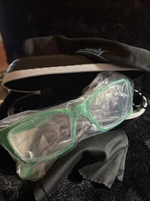 My Sandy Safety/Protective Glasses Green With Black Case Fashion Goggles NEW