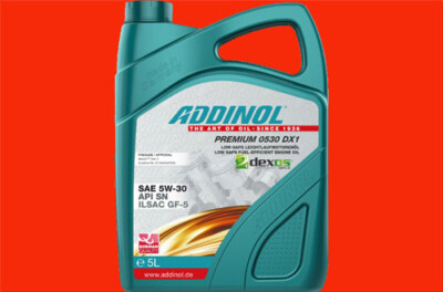 5 Liter Canister (1L =  8.65) Addinol Engine Oil Premium 0530 DX1 Dexos 1 Gen 2 Oil