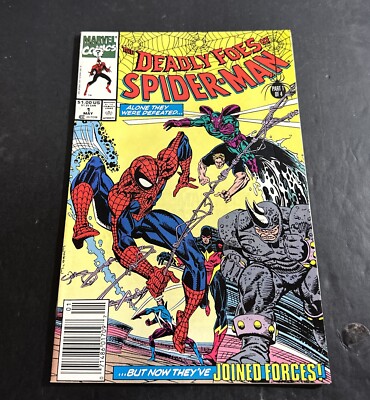 Deadly Foes of Spider-Man #1 (Marvel Comics May 1991) New Stand 7.0 Sp1