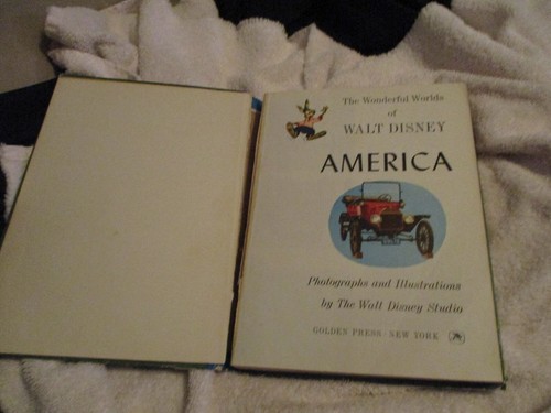 Libro 1965 The Wonderful World of Walt Disney “AMERICA” ~ Golden Press NY - Imagen 2 de 2