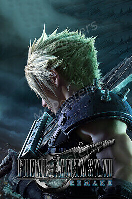 NVG281 Final Fantasy VII Cloud Vs Shinra POSTER Original PS1 RGC Huge Poster