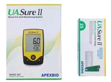 UASure II Uric Acid Test Kit Meter for Uric Acid Home Gout Monitor