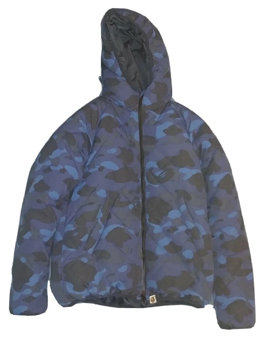 Bape jacket blue camo 2025